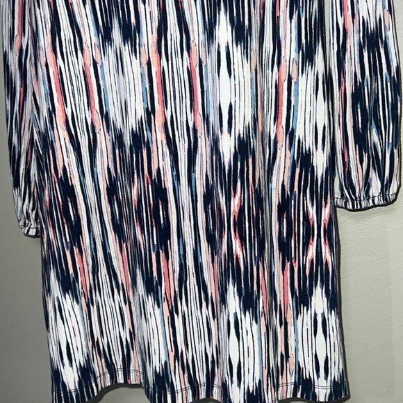 Tart Ikat Print Long Sleeve Dress Size Medium - Picture 6 of 8